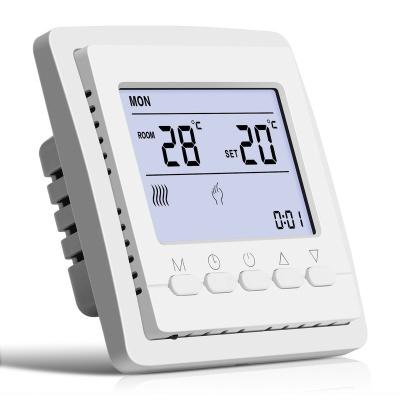 China WiFi Modern Smart Thermostat Programmable Temperature Controller for Water/Floor Heating Electric Water/Gas Boiler for sale