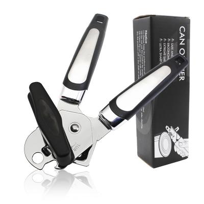 China Kitchen Accessories 3-in-1 Stainless Steel Jar Opener  Multifunction Manual Can Tin Bottle Opener With Anti Slip Handles for sale