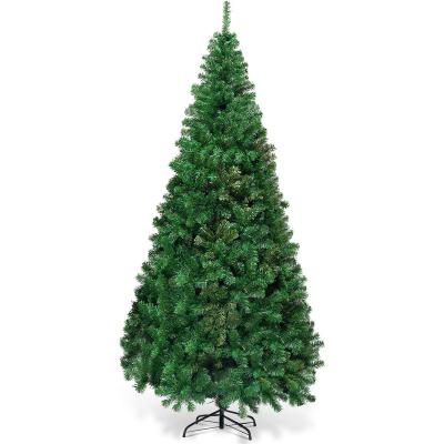 China Beautiful Ready To Ship 7Ft/210cm Holiday Artificial Christmas Tree, Green, Includes Stand for sale