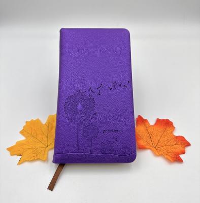 China Classic Embossed Dairy Logo Leather High Quality Cover Lined Pages Woodfree Paper Notebook for sale