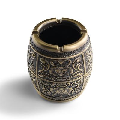 China Small Commercial Cigarette Ashtray , Antique Bronze Ashtray 70*95mm for sale