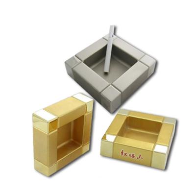 China Restaurant Smokers Pot Ashtray , Aluminum Indoor Cigarette Ashtrays for sale