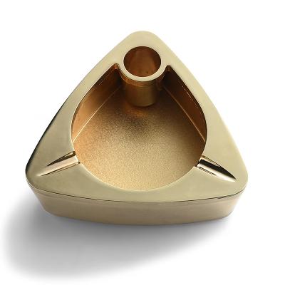 China Outdoor / Indoor Vintage Cigarette Ashtray / Smokeless Triangle Ashtray for sale