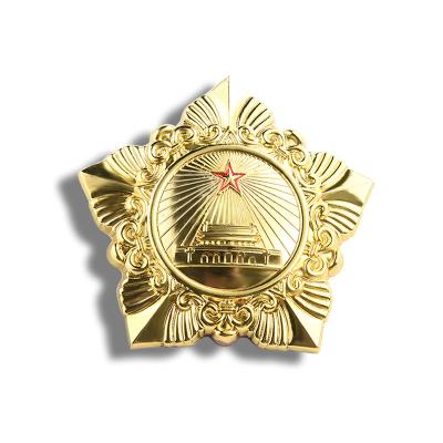 China Quality Veterans Memorial Medal Customized, Metal Medal Customized, National Emblem Badge Wholesale for sale