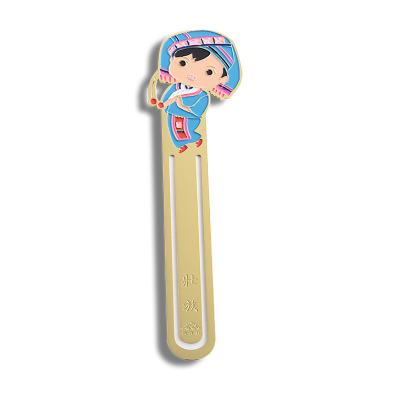 China Blaues Bild personifizierte Metallbookmark-/die Bookmark-Geschenke der Messingkinder zu verkaufen