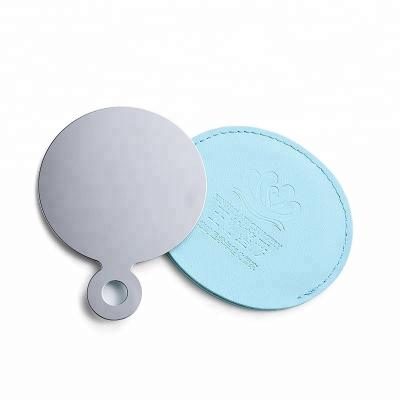 China Premium Handheld Compact Makeup Mirror Souvenir Items Zinc Alloy Material for sale