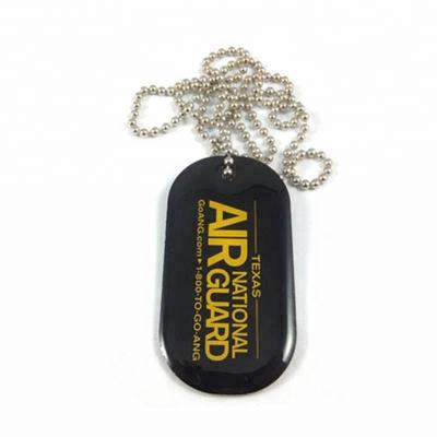 China Casting Engraved Military Dog Tags , Personalized Dog Collar Tags Antirust for sale