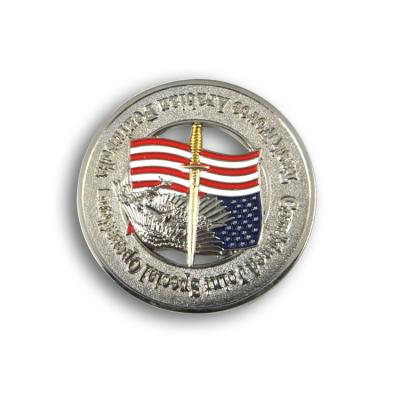 China Promotional  Items Military Service Coins , Flag Challenge Coin Antirust for sale