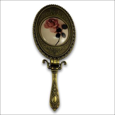 China Fashion Style Design Handheld Makeup Mirror Convenient Eco Friendly for sale