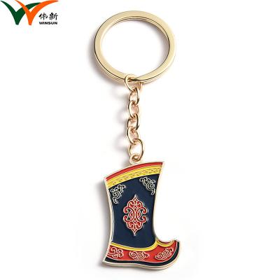 China O costume do negócio deu forma a Keychains/resistência de corrosão incorporada dos Keyrings à venda