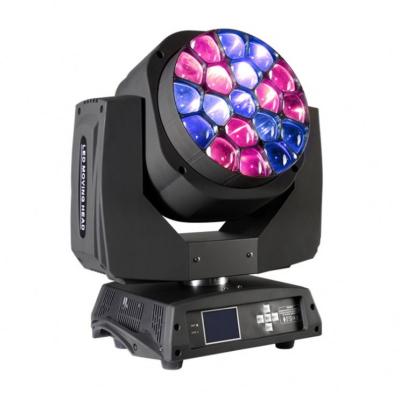 China Stage Bee Eye Moving Light DJ 19*15W Zoom B Beam Bee Eye K10 Led Moving Head Light for sale