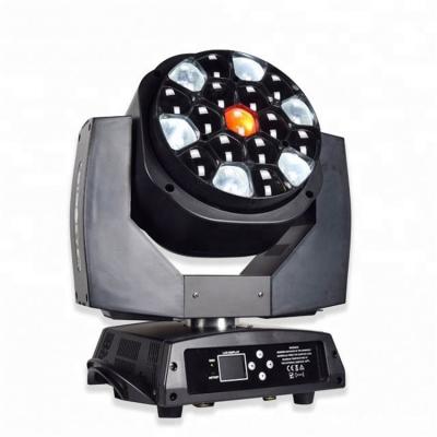 China Stage Bee Eye LED 19X15W 4-In-1 RGBW Beam Wash Zoom Moving Head Light for sale