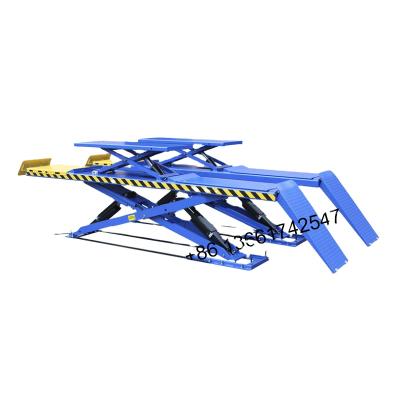 China EU-4.0MSl Super Slim Four Wheel Positioning Shear Lift Machine Alignment Scissor Car Lift 4000kg for sale