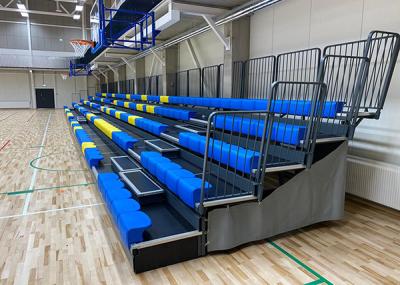 Cina Retractable Audience Seating Powered Operation 460mm Seat Centers UV Resistance in vendita