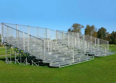 China Fixed Outdoor Aluminum Bleachers Galvanized Steel Frame Low Maintenance for sale