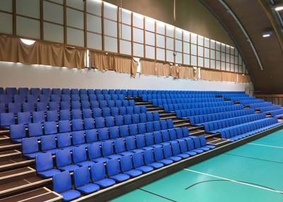 China UV Resistant and Customized Seat Color retractable audience seating for Indoor Hall for sale