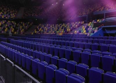 China Sistemas telescópicos tapizados del asiento para el teatro/el auditorio/el cine en venta