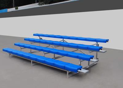 China Fixed Aluminum Stadium Bench Seating Bleachers Grandstands With Little Maintenance for sale