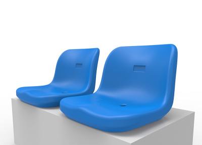 China Sturdy Plastic Sports Stadium Seats Polymer Material Middle Backrest For Bleachers for sale