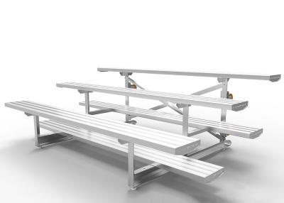 China Football Portable Outdoor Aluminum Bleachers Light Weight With Aluminum Seat Planks for sale