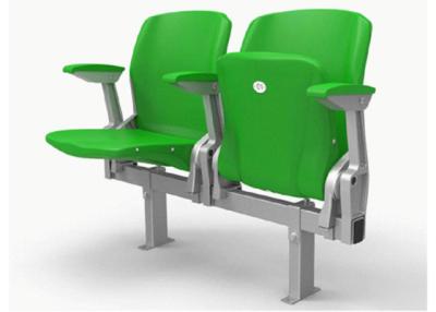 China Fire Resistant Football Foldable Stadium Seat With Available Armrest for sale