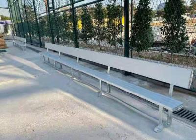 Chine Banc en aluminium de tribunes fixées permanentes extérieures avec le dossier à vendre