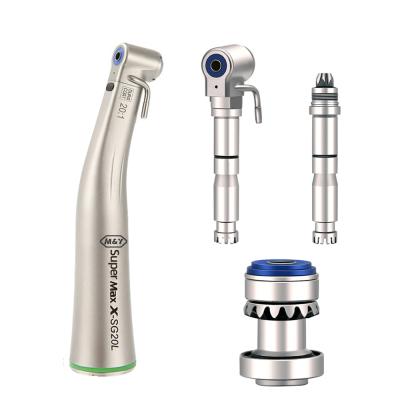 China Dental Regional Reduction High Quality Dental Implant Surgical Low Speed ​​Led Contra Angle Handpiece for sale