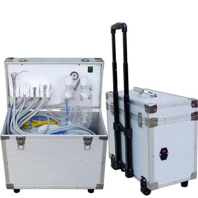 China metal dental air turbine / portable dental unit clinic turbine with built-in air compressor for sale