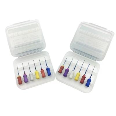 China 6Pcs/Box Dental Regional Super Dental Files Heat Activation Niti Hand Use Files Endodontic Use Dentistry Materials for sale