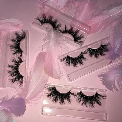 China Wholesale Mink Lashes 3D Faux Lashes Fluffy Tapered Reusable Eyelash Natural Look Fake Volume Fake Lashes for sale