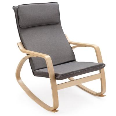 China Removable Cover Bentwood Wooden Rocking Chair Relax Chair for sale