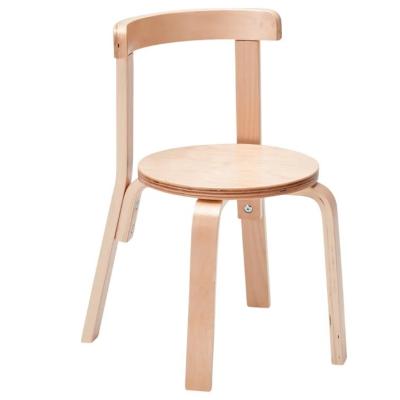 China Premium Wooden Curved Wooden Furniture Kids Solid Wood Chair Backs For Nurseries And Homes Kindergarten Classrooms for sale