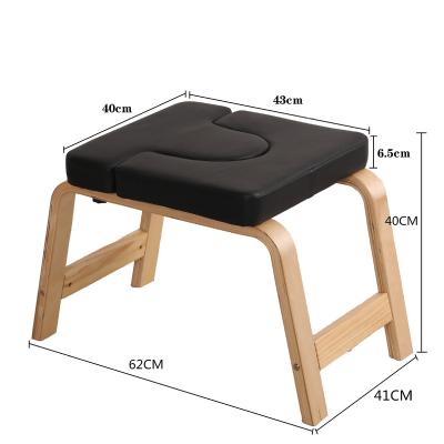 China Stretchable Yoga Stool Inversion Bench Headstand Bench OEM Manufacturer Bench for Home and Gym Meditation for sale