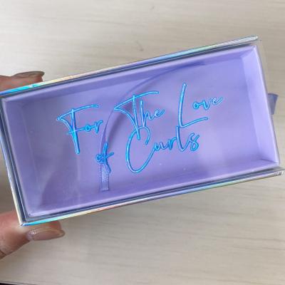 China eyelash box customization slide drawer packaging box with logo customize size for sale