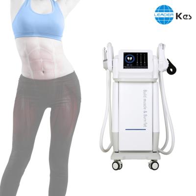 China Weight Loss Easy Operation 4 Handles EMS Muscle Stimulate Body Sculpting Electronic Muscle Stimulate Machine for sale