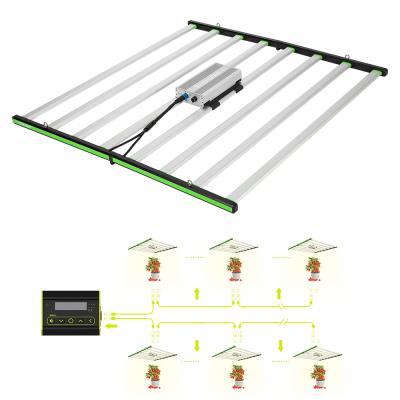 China SINOWELL 720W Full Dimming Controller SE Spectrum Hydroponic Or Knob Led Grow 8 Foldable Dimmable Light Bar for sale