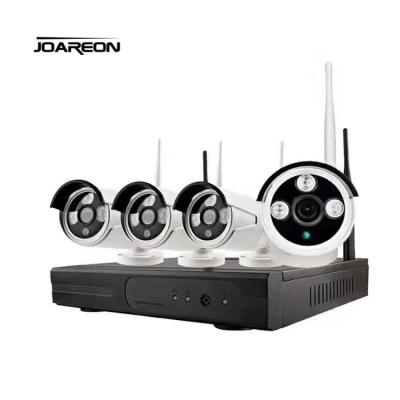 China Hot Sale 4CH 720P NVR Kit Outdoor Surveillance Home Security Camera System Wireless Radio NIGHT VISION for sale