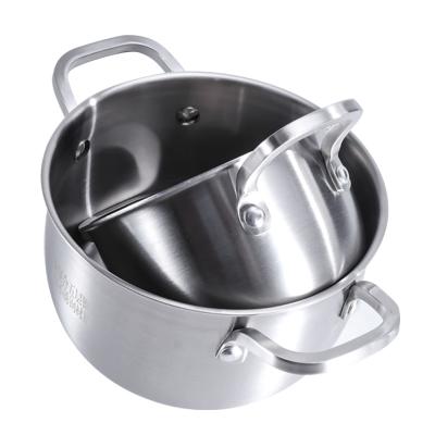 China Sustainable Commercial Soup Cooking Pot 5 Layers Stainless Steel Stock Pot & Soup Pot for sale