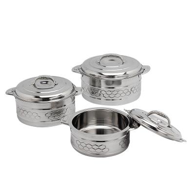 China Transitional Casserole Dish Set For Keeping Food Hot In Casserole 4 Pcs Stainless Steel Food Warmers Set Casserole 4pcs Thermoses for sale