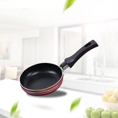 China Pan Small Non Stick Frying Viable Round Frying Pan Cookware Non-Stick Fry Pan For Gas Cooker for sale