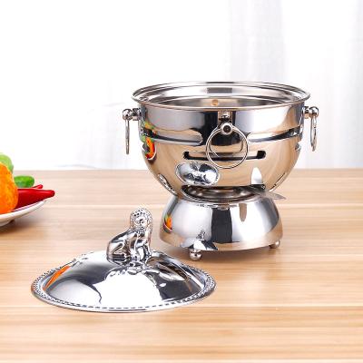 China Sustainable Stainless Steel Food Warmer Hot Pot Restaurant Equipment for sale