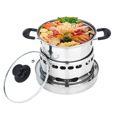 China Sustainable use shabu-shabu bachelor pot food warmer hot pot for sale