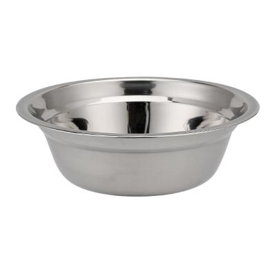 China Stackable Flat Base Stainless Steel Sustainable Mixing Bowl For Storage And Prep Space Saving Metal Wheels Dishwasher Safe for sale