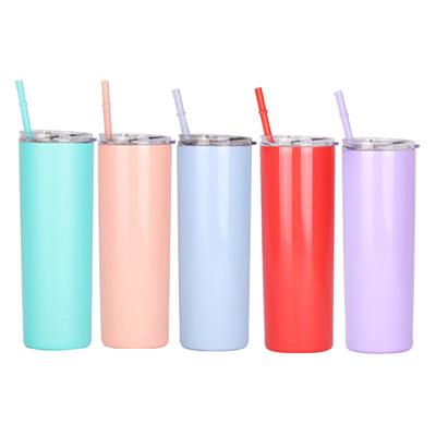 China Viable Hot Selling Amazon Car Mugs With Straw Stainless Steel Water Cup Mug With Cover Metal Cup With Lid for sale