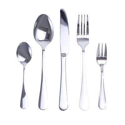 China Sustainable Stainless Steel Dinnerware Set 304 Cutlery Set With Fork Knife And Spoon Stainless Steel Cutlery Tableware For Party And Dinner for sale