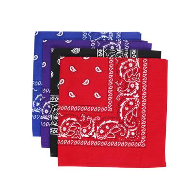 China Factory Multifunctional Solid Colors Cotton Plain Bandana Cheap Bandana Handkerchiefs Multifunctional Headbands for sale