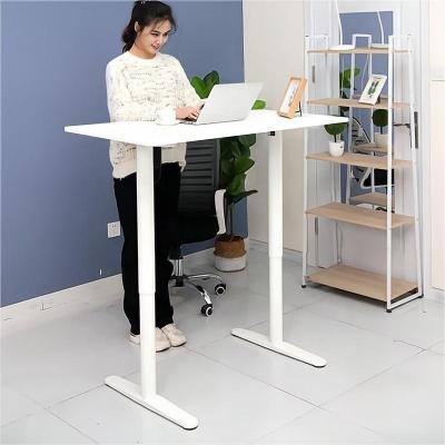 China (Height)Adjustable Desk Executive Sit Support Frame Standing Electric Adjustable White Scrivania Regolabile Sit Stand Up Computer Desk Game Tables for sale