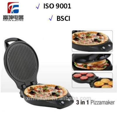 China Electric Household Pizza 12 Inches Nonstick Aluminum Maker Die Casting Pizza Oven for sale