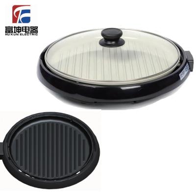 China China Viable Electronic Frying Pan Round Electric Frying Pan with Glass Lid FK 1011 for sale