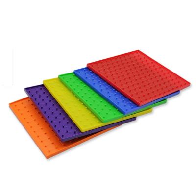 China Mathematics Teaching AIDS Teaching Educational Toys 6 Colors 6pcs 23cm Geoboard Geoboard School Supplies for sale